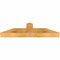 Ekena Millwork Portland Rough Sawn Timber Gable Bracket, Western Red Cedar, 36"W x 9"H x 4"D x 4"F, 6/12 Pitch GBW036X09X0404POR00RWR - alternate 3